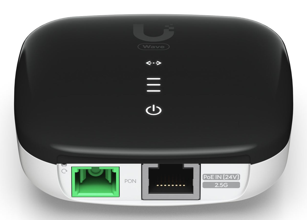 Ubiquiti WaveFiber ONU network media converter 2488 Mbit/s 1490 nm Black  White