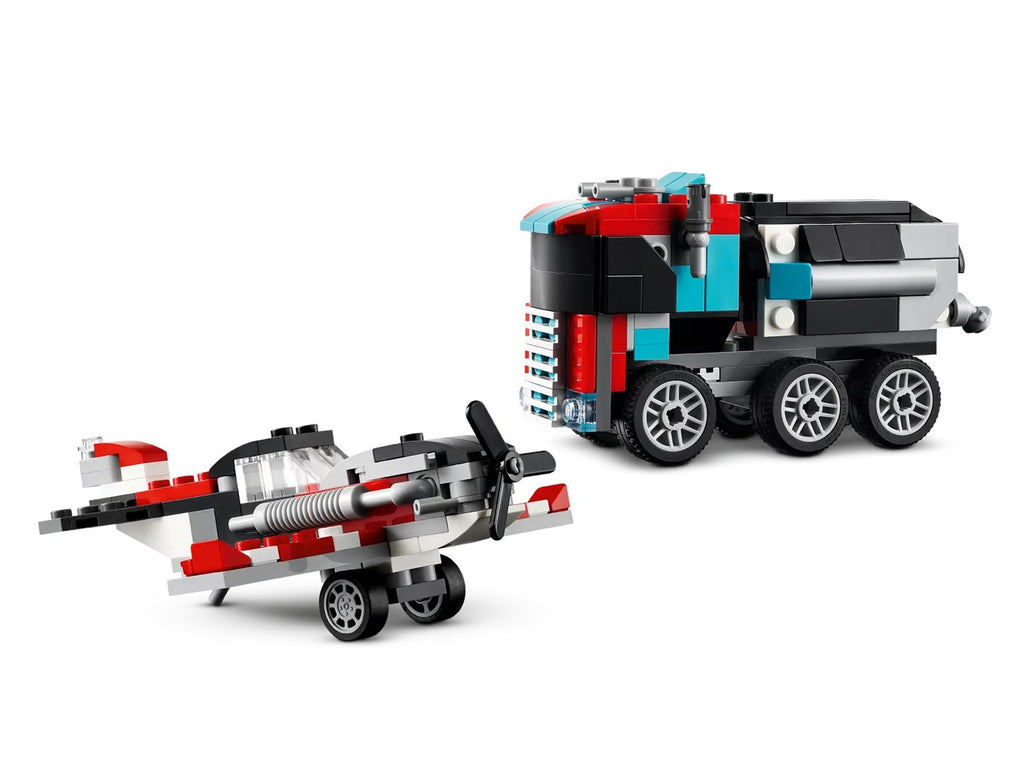 LEGO Creator 3-in-1 Low Loader with Helicopter (31146)