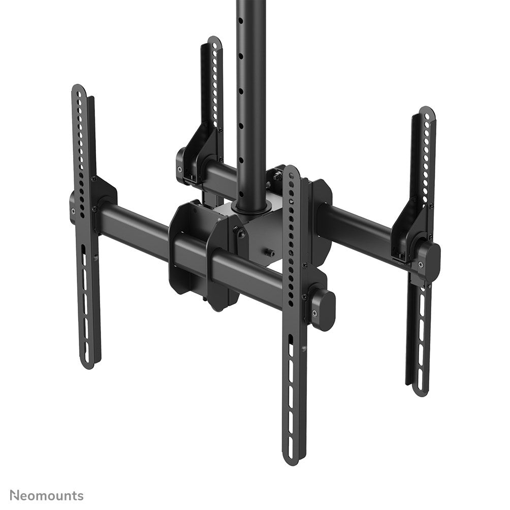 NEWSTAR NM-C440DBLACK Dual Monitor/TV Mount Ceiling 32-60" - Height Adjustable