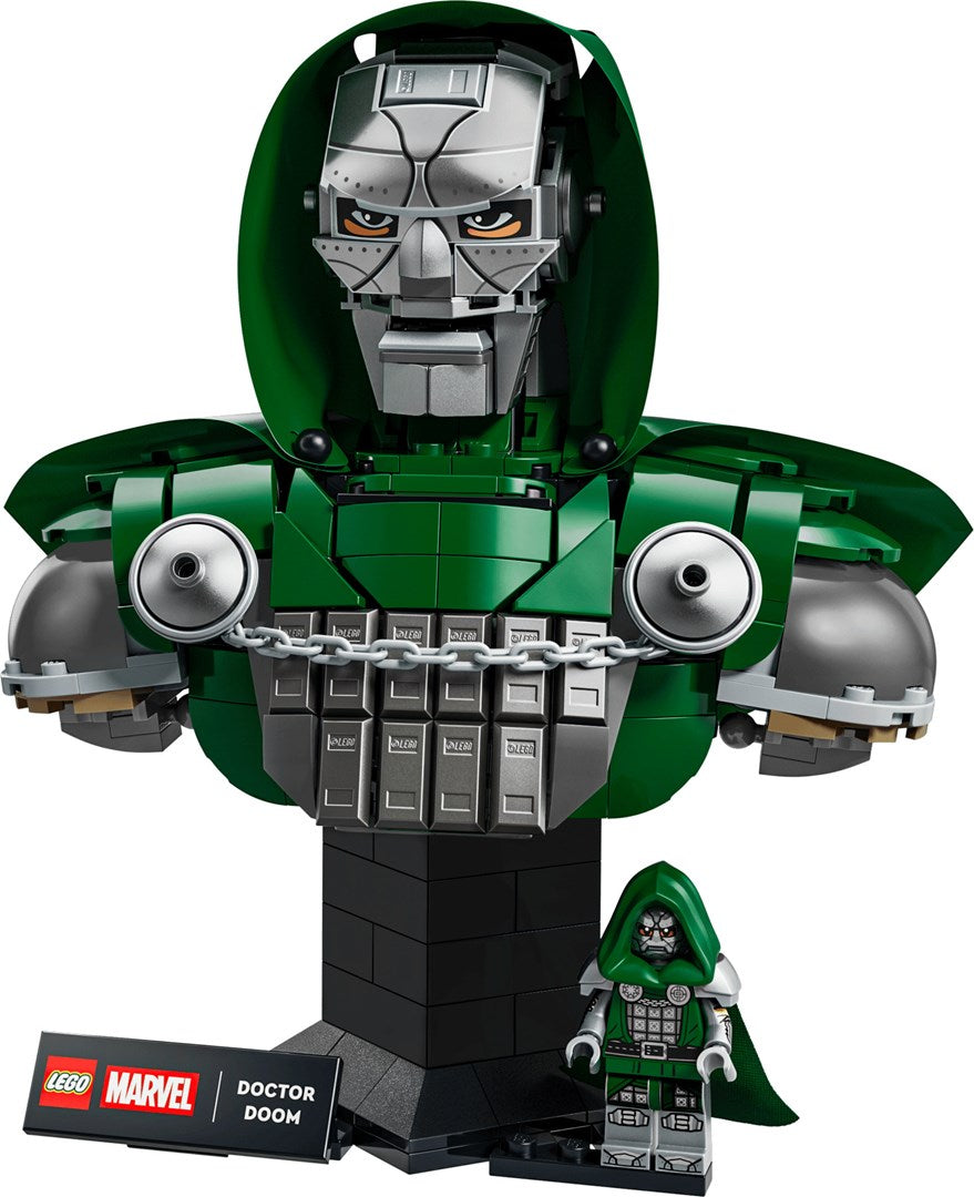 LEGO MARVEL Doctor Doom Bust 76345 Building Blocks 379 Pieces Ages 18+