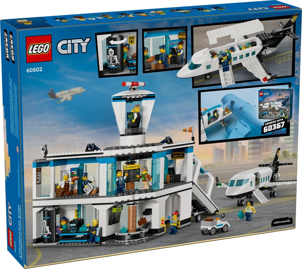 LEGO CITY Airport with Airplane Building Kit 60502
