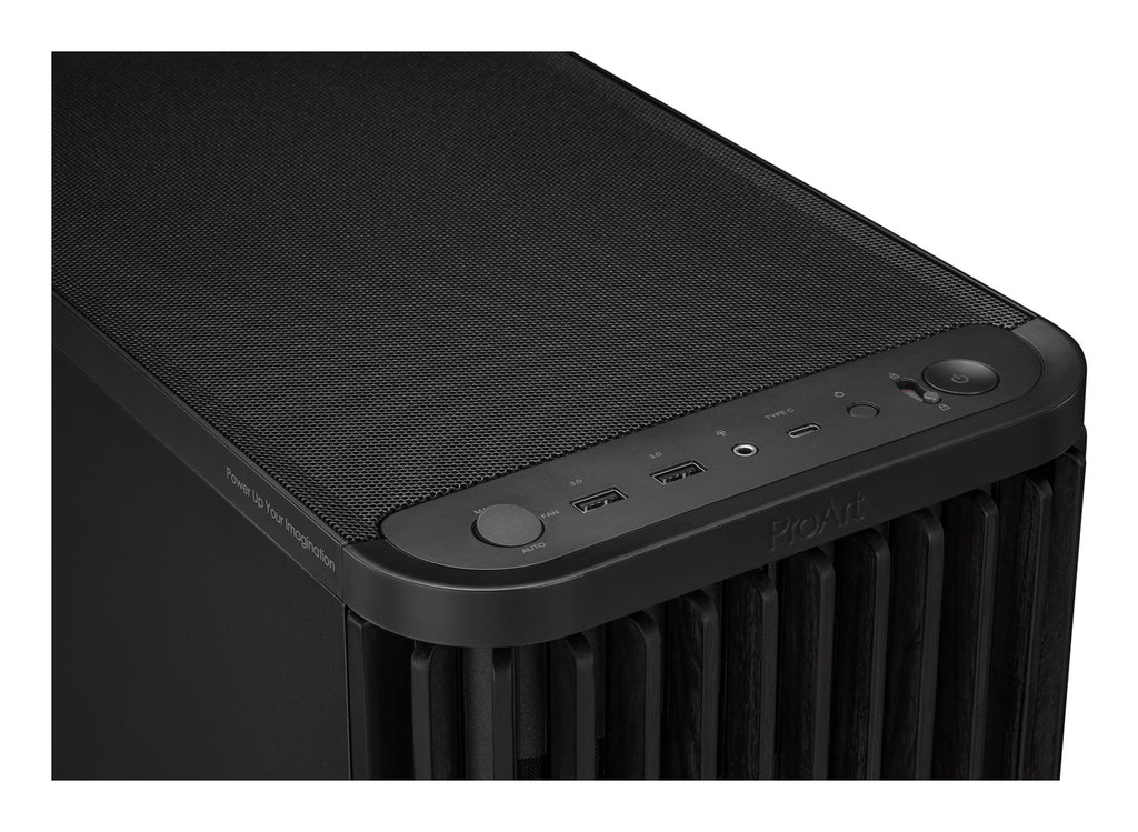 ASUS ProArt PA401 - Wood Edition - Tower - ATX - no power supply (ATX) - USB/Audio (90DC00M0-B39010)