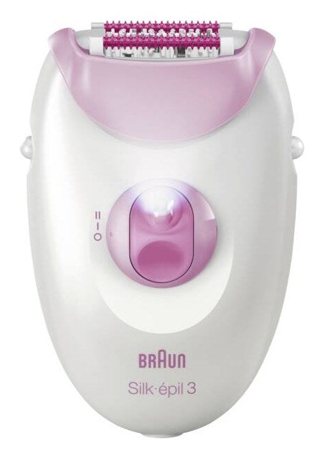 Braun Silk-épil 3 Epilator 20 Tweezers Pink | Model: 1319105