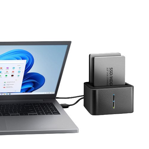 AXAGON ADSA-D25 SuperSpeed USB DUAL 2.5" SSD/HDD Mini Dock | Model ZUWE-513