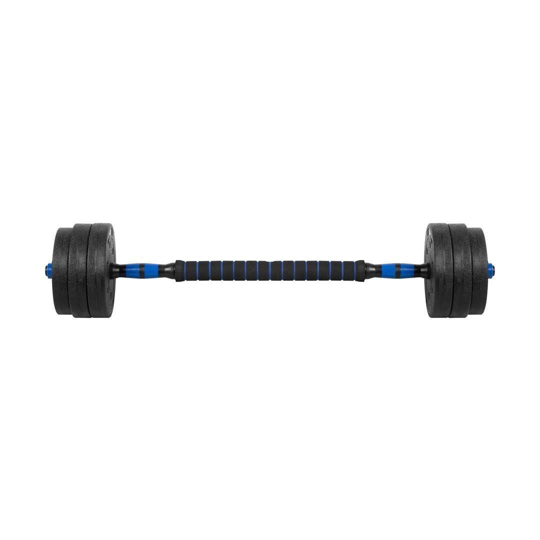 REBEL ACTIVE Adjustable Dumbbells 2x10 kg with Connector