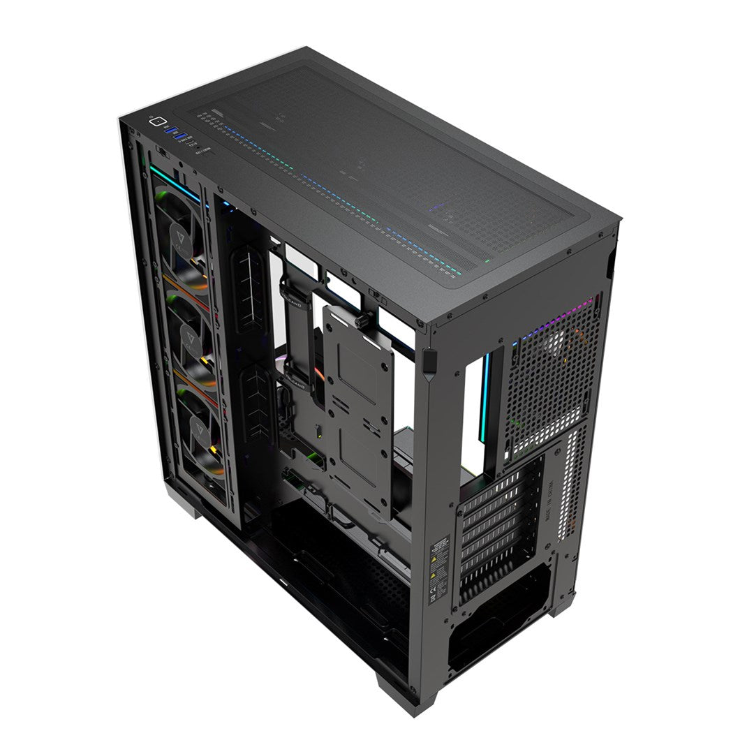MODECOM VOLCANO STELLAR PLUS ARGB MIDI 8F BLACK