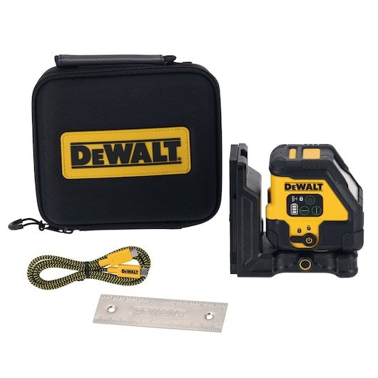 DEWALT 10.8V DCLE14201GB Green USB-C Cross Line Laser