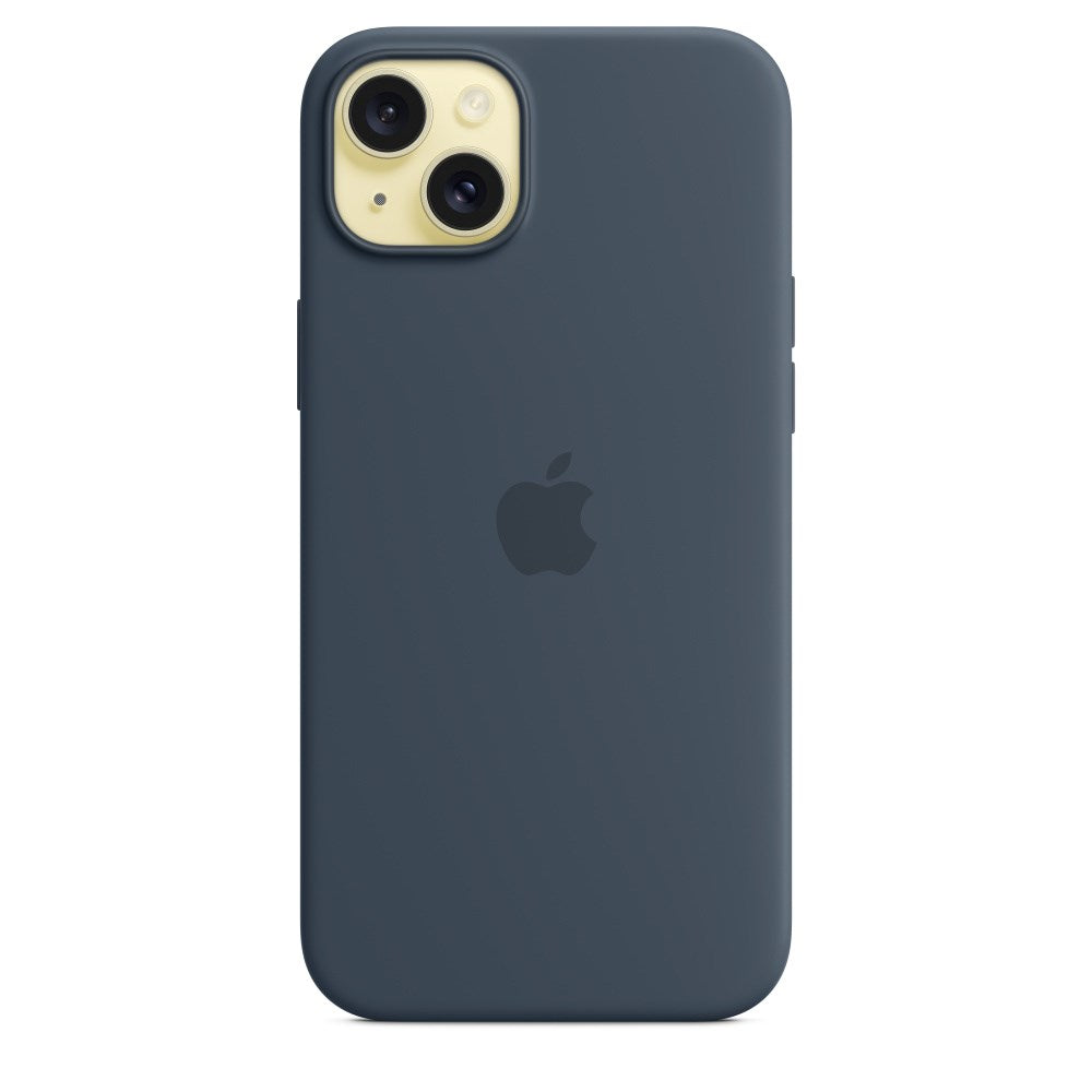 Apple Silicone Case Storm Blue with MagSafe for iPhone 15 Plus - MT123ZM/A