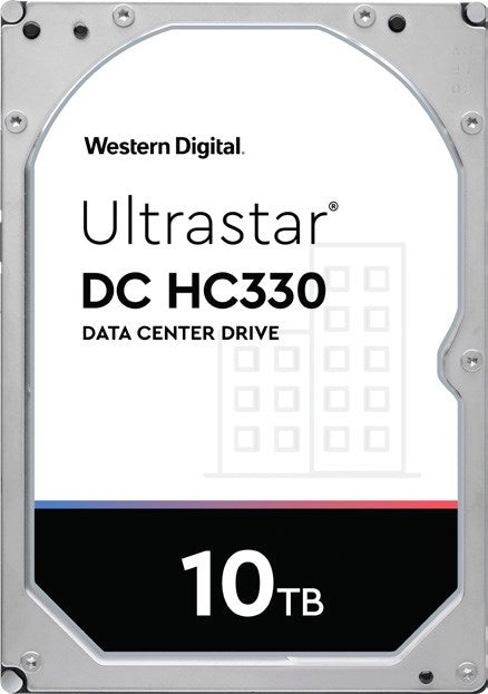 WD Ultrastar DC HC330 10TB Encrypted Internal Hard Drive 3.5" SAS 7200 RPM (0B42258) WUS721010AL5204 12Gb/s