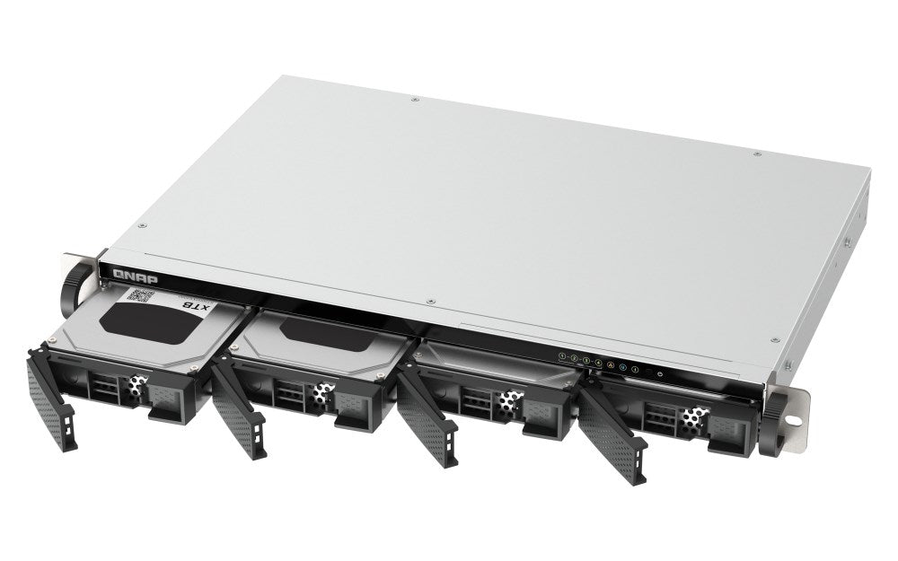 QNAP TS-433EU NAS Server - 4 Bays, Rack Mountable, SATA 6Gb/s, 4GB RAM (TS-433eU)
