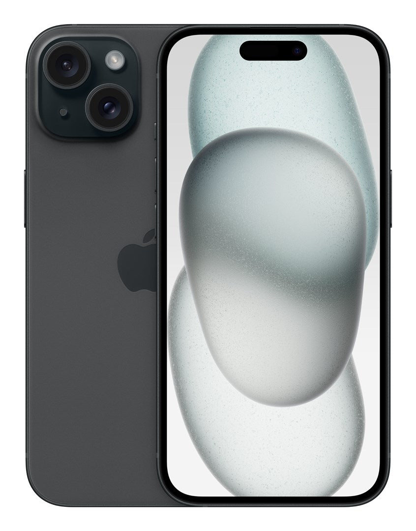 Apple iPhone 15 - 15.5 cm (6.1") - 128 GB - 48 MP - iOS 17 - Black (MTP03QN/A)