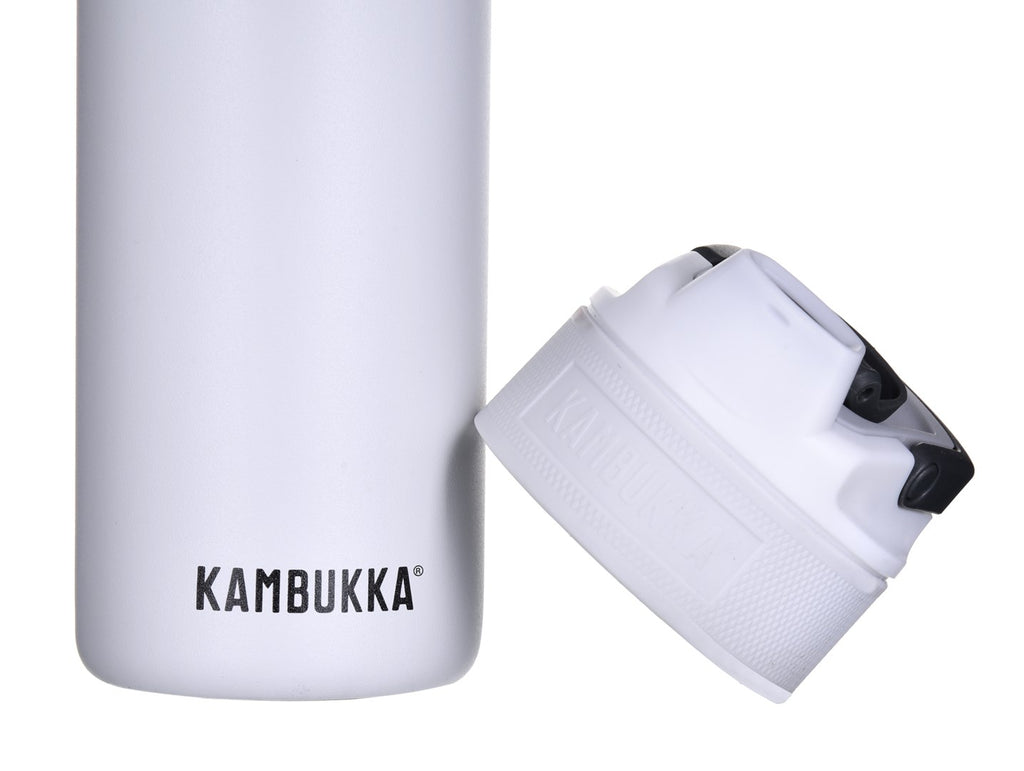 Kambukka Elton Insulated Bottle 600 ml Chalk White - Leak-Proof