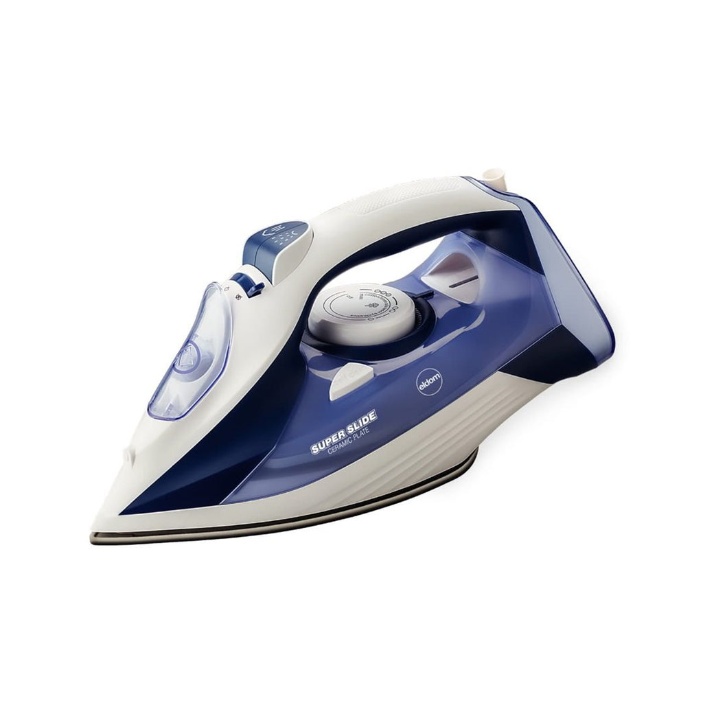 ELDOM DA36 Steam Iron 2200W Ceramic Soleplate White, Blue