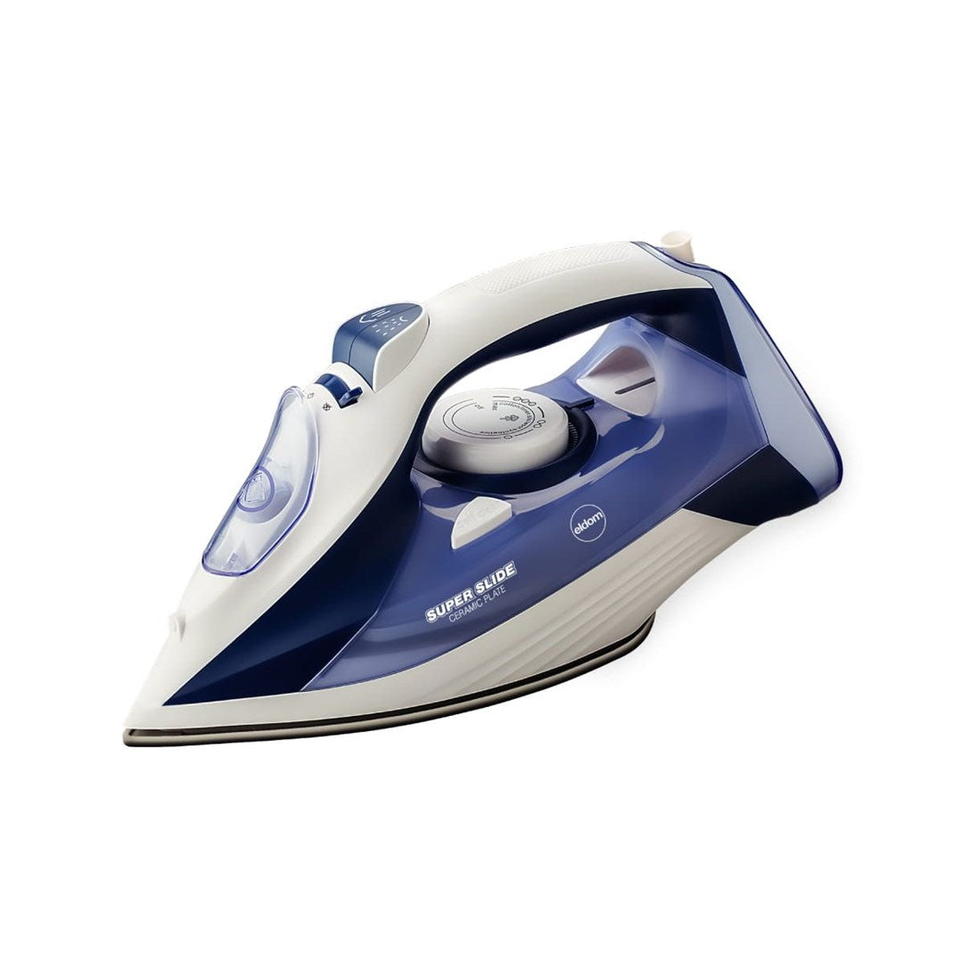 ELDOM DA36 Steam Iron 2200W Ceramic Soleplate White, Blue