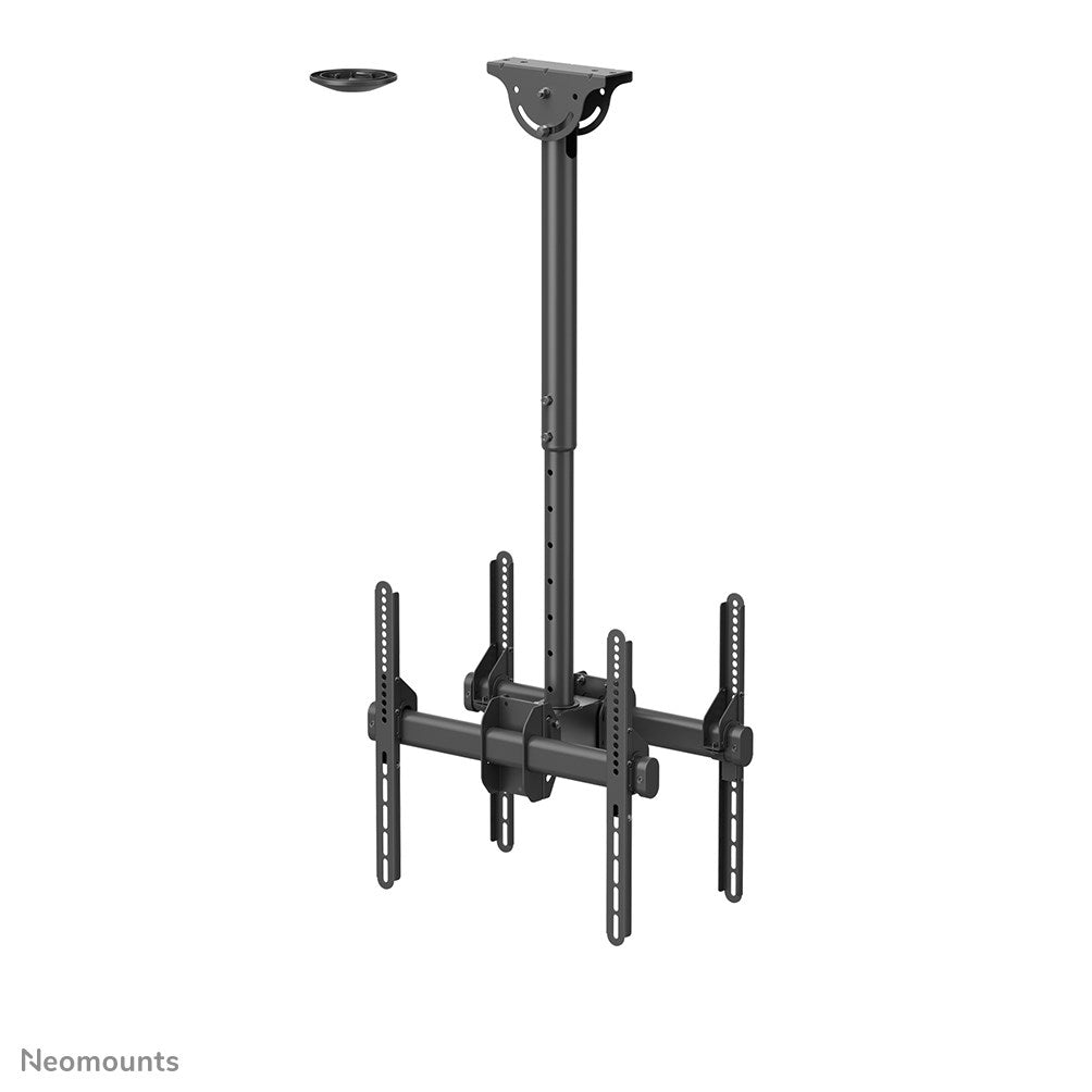 NEWSTAR NM-C440DBLACK Dual Monitor/TV Mount Ceiling 32-60" - Height Adjustable