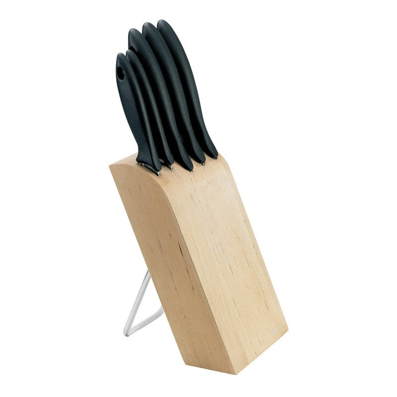 Fiskars 1023782 Essential 5-Piece Knife Set with Bread Knife and Stainless Steel Blades
