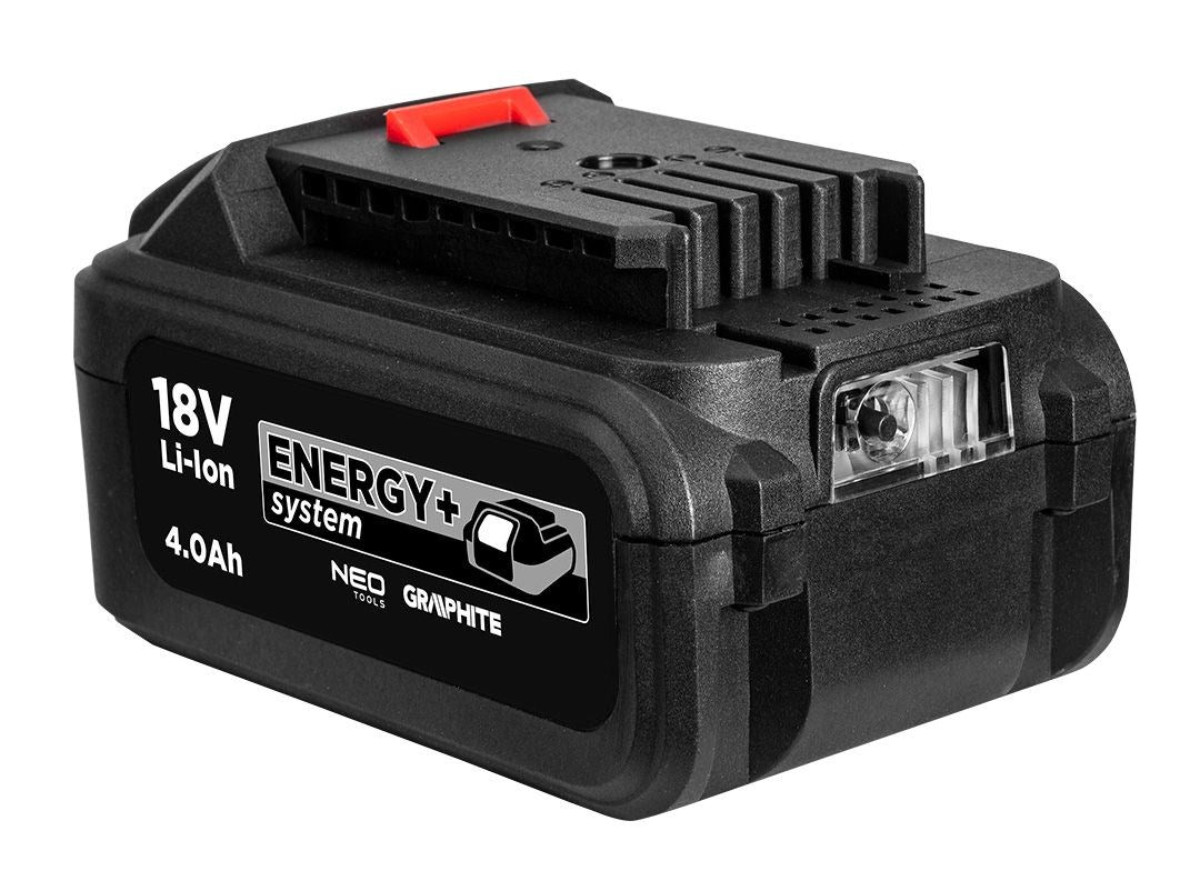 GRAPHITE Energy+ Set 2x 4Ah Batteries with Dual Charger 18V T 58GE134