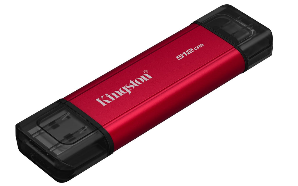 Kingston Technology 512GB Portable SSD - Dual USB-A/C, up to 1050MB/s USB 3.2 Gen 2 (SPSD/512GB)