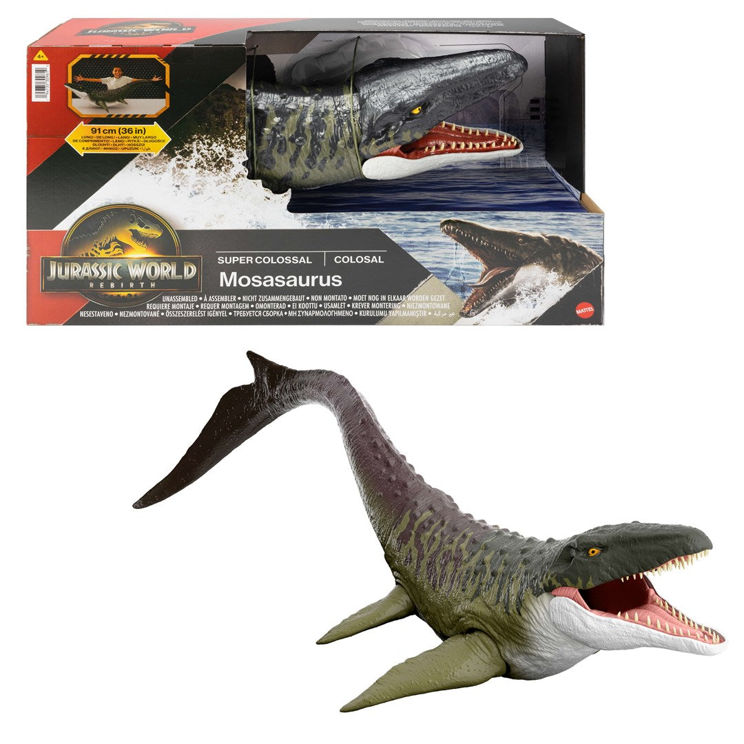 JURASSIC WORLD colossal Mosasaurus toy