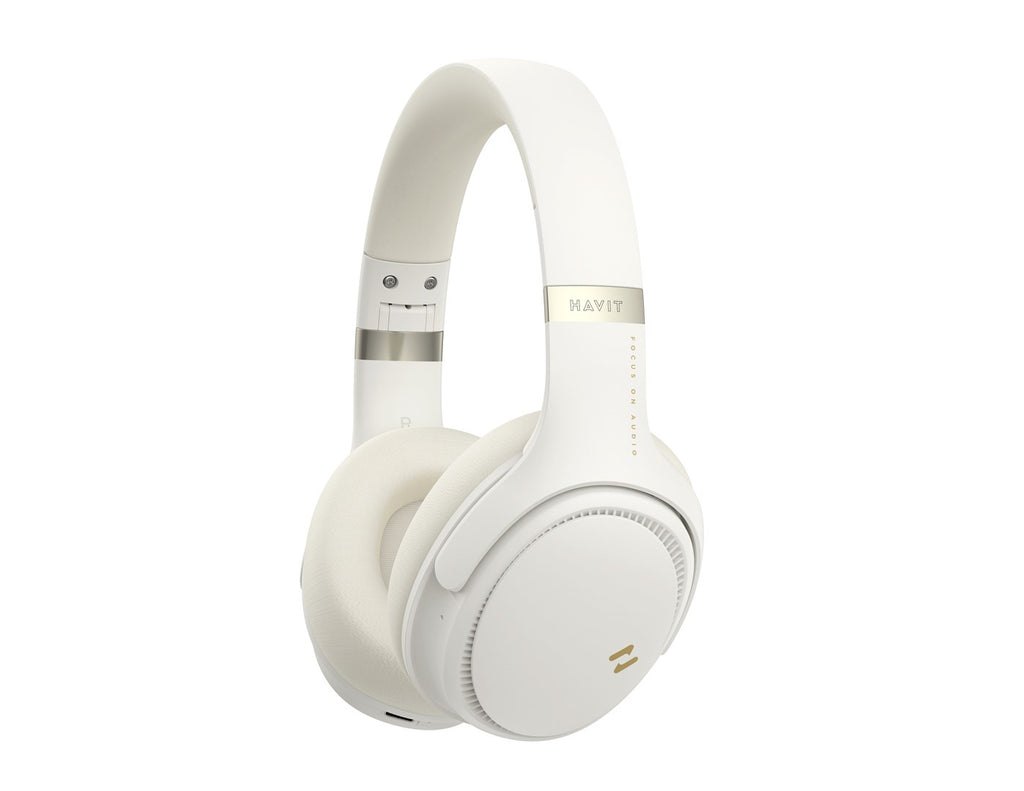Havit H630BT PRO Bluetooth Headphones Butter Yellow ANC