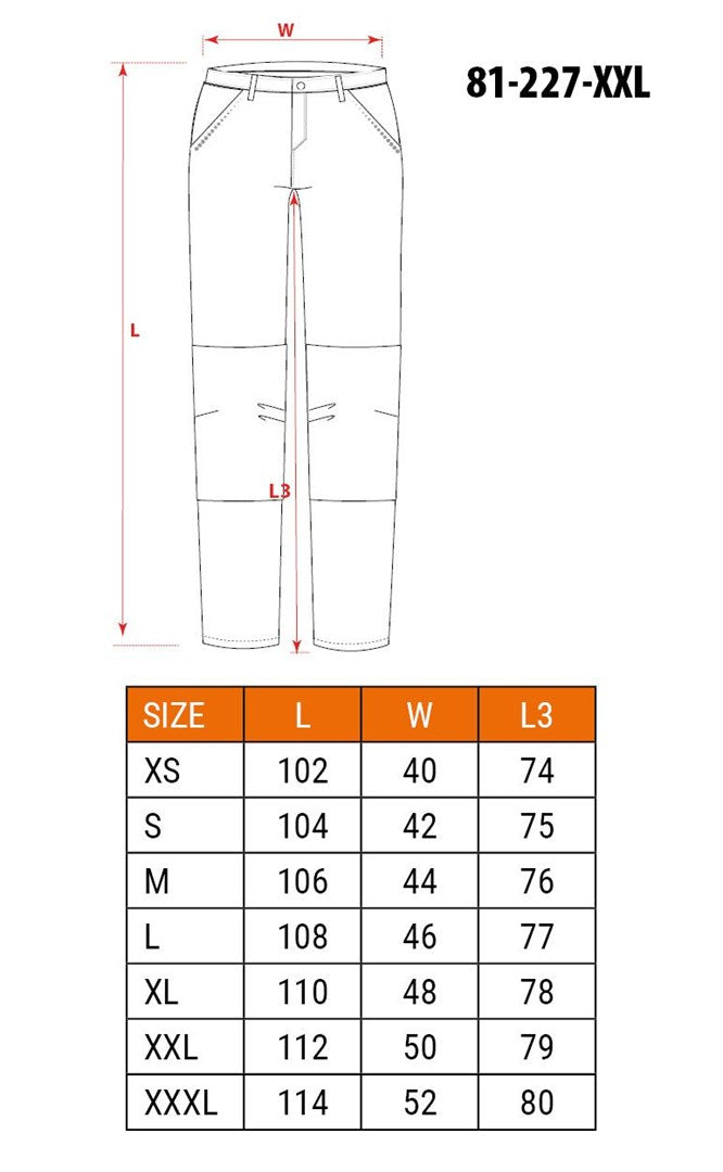 NEO TOOLS Protective Trousers XXL 862 g 100% Cotton TOP-81-227-XXL