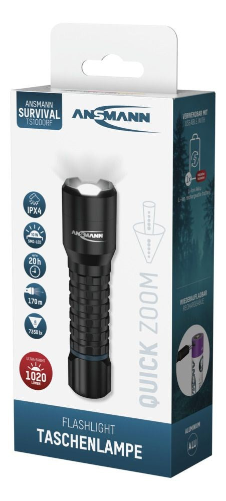 Ansmann TS1000RF Black Hand flashlight LED