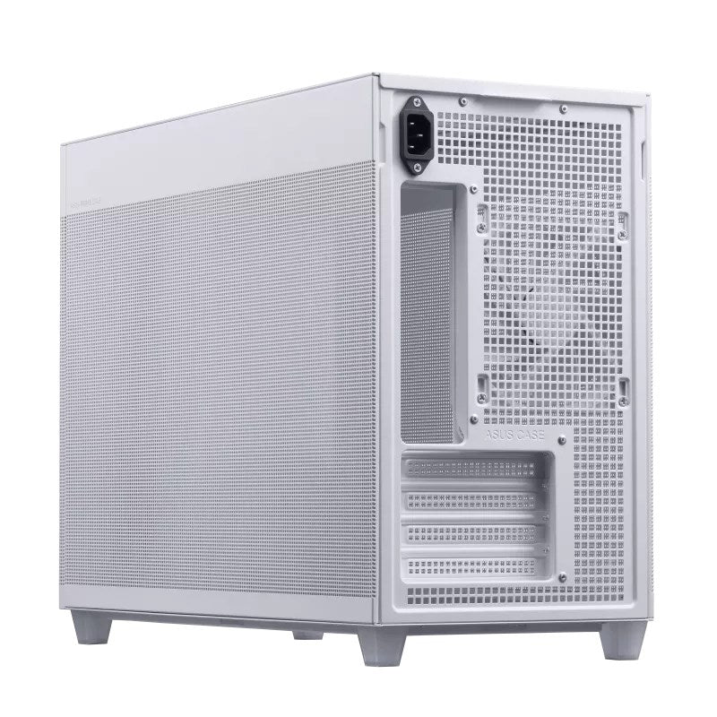 ASUS AP201 Prime Case TG - White MicroATX PC Case