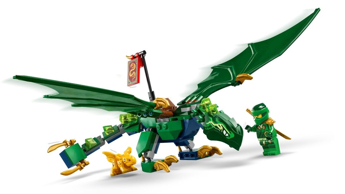 LEGO NINJAGO 71829 Lloyd's Green Forest Dragon Building Kit