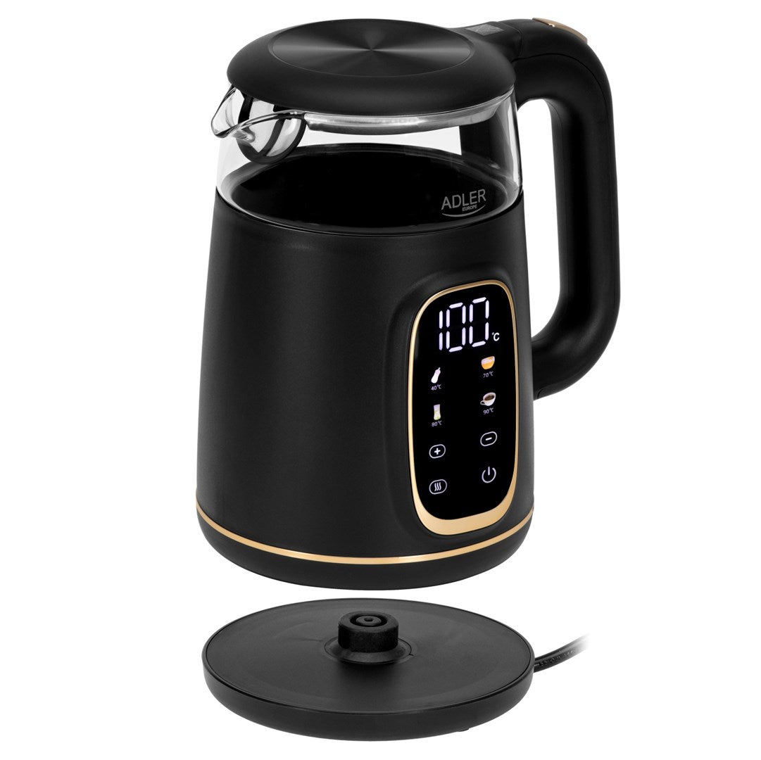 ADLER AD 1305 electric kettle black-gold