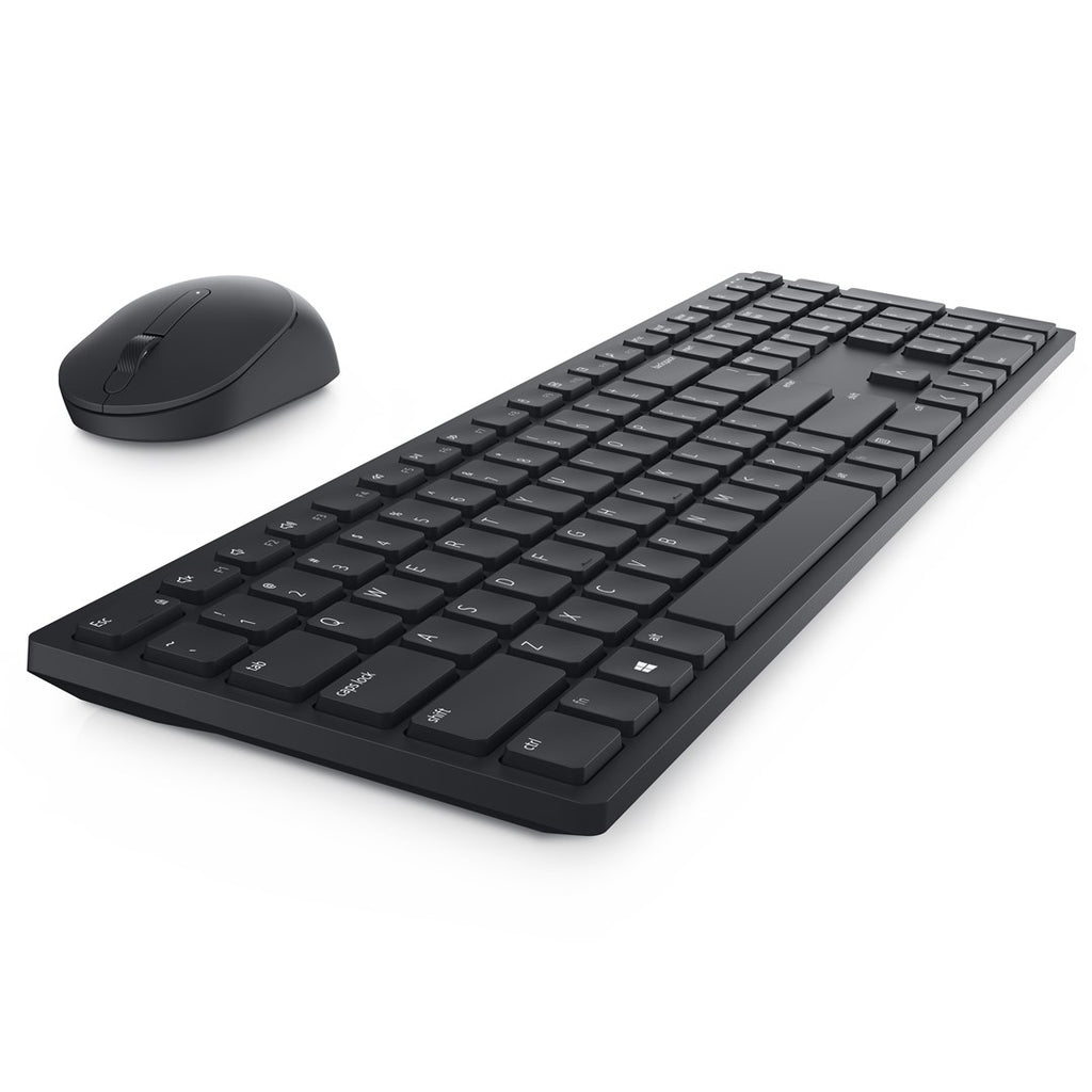 DELL Pro Keyboard and Mouse - KM5221W - Spanish (QWERTY) - Black