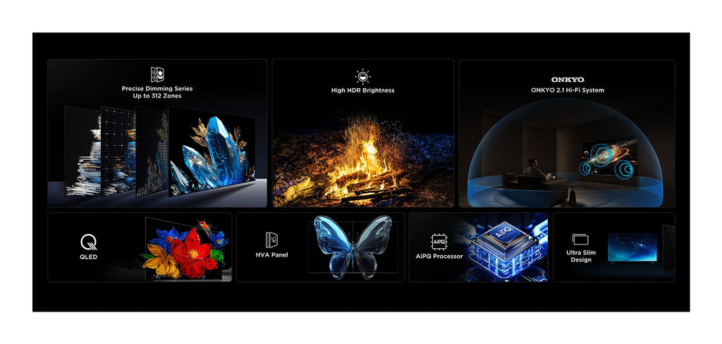 TCL C69KS 65C69KS TV 165.1 cm (65 ) 4K Ultra HD Smart TV Wi-Fi Metallic