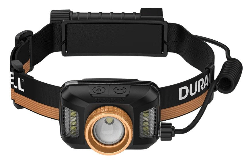 Duracell DH1500R Headlamp 1500lm Black Orange