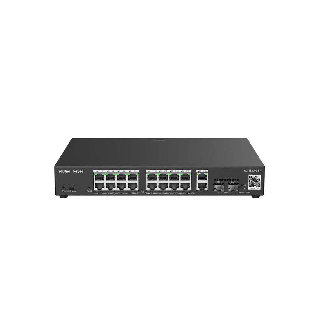 Ruijie Networks RG-ES220GS-P Managed L2 PoE Switch