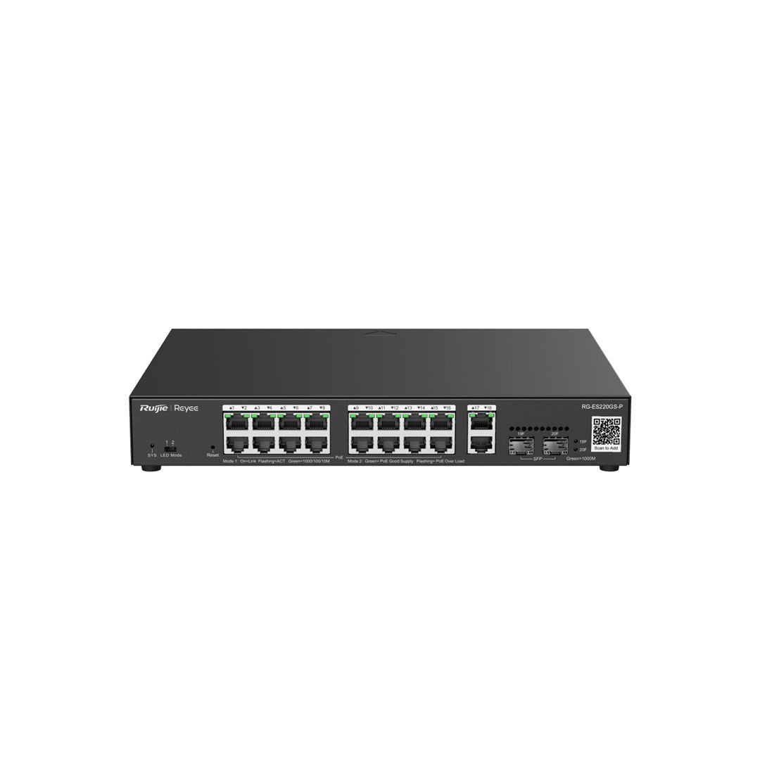 Ruijie Networks RG-ES220GS-P Managed L2 PoE Switch