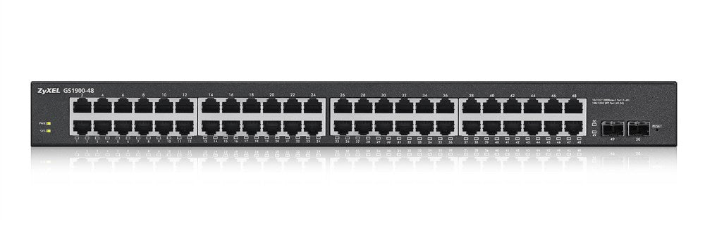 Zyxel GS1900-48 Smart Switch 48 x 10/100/1000 + 2 x Gigabit SFP (GS1900-48-EU0102F)