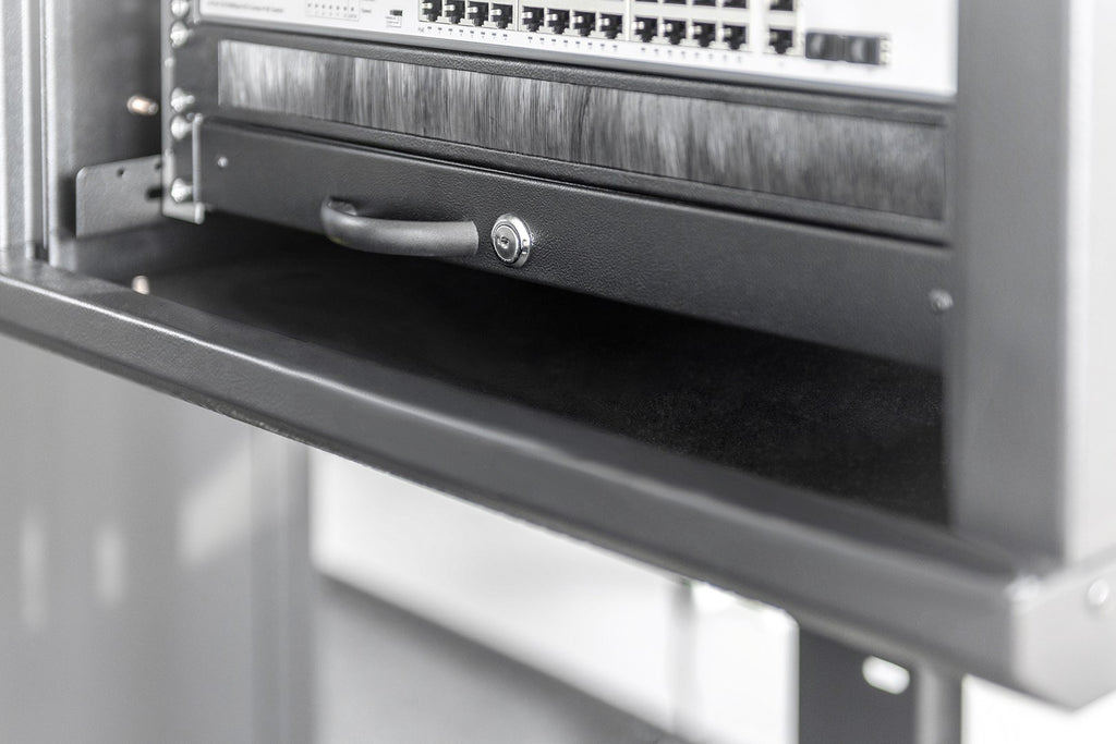 DIGITUS Professional Line DN-19 KEY-1U-SW Keyboard Drawer RAL 9005 black 1U 48.3 cm (19") 11001939