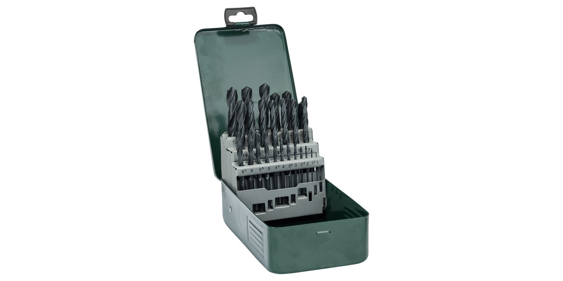 Bosch Accessories HSS Metal Spiral Drill Bit Set, 25-piece, DIN 338, cylindrical shank, 2607019446