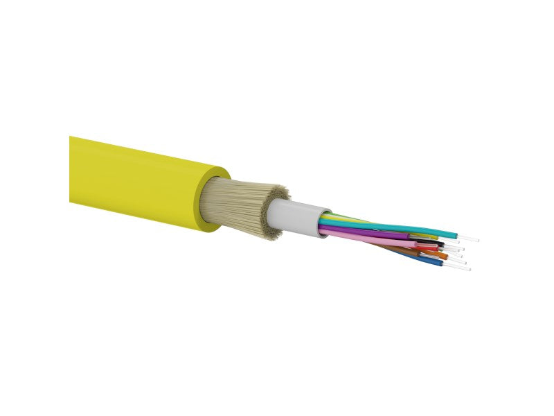 Kabel światłowodowy B2ca jednomodowy FTTH / uniwersalnego stosowania  trudnopalny  FireHardy  ZW-NOTKtsdD / U-DQ(ZN)BH - SM 4J 9/125 LSOH ALANTEC