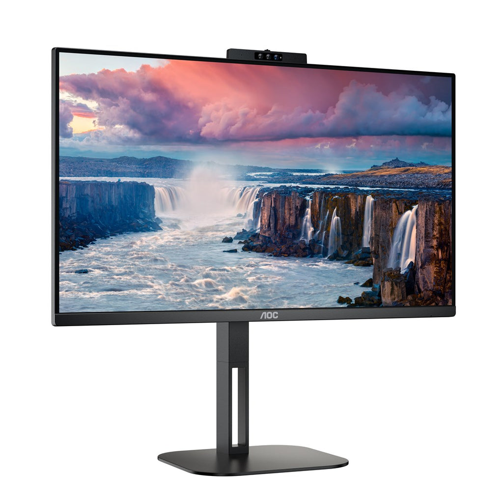 AOC V5 24V5CW/BK 23.8-inch Full HD LCD Monitor - 1920 x 1080 Resolution