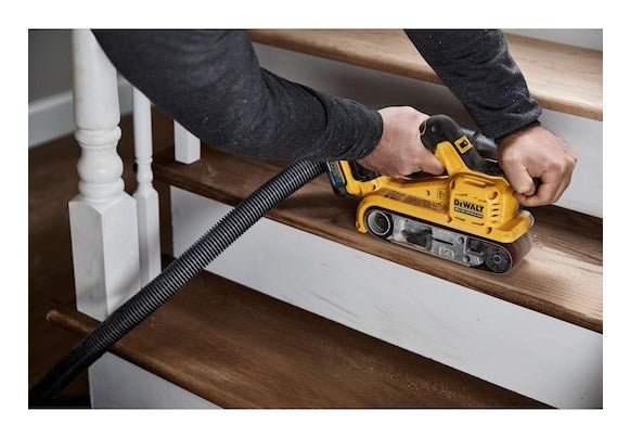 DeWALT DCW220NT-XJ Portable Belt Sander - Black Yellow
