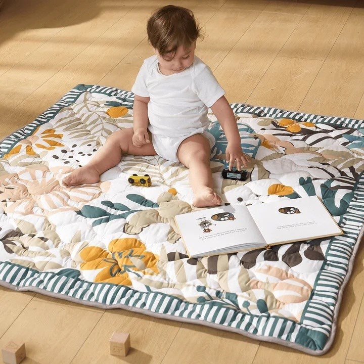 Momcozy Floor Play Mat Green Forest | Model GM017-C700NB-A