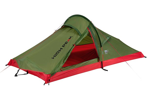 High Peak Siskin 2.0 Green  Red Pyramid tent 10184