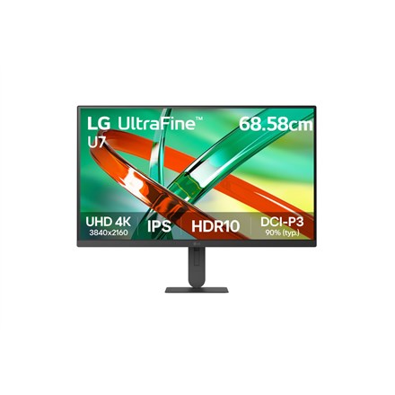 LG 27 Inch UltraFine™ U7 UHD 4K IPS Monitor Black