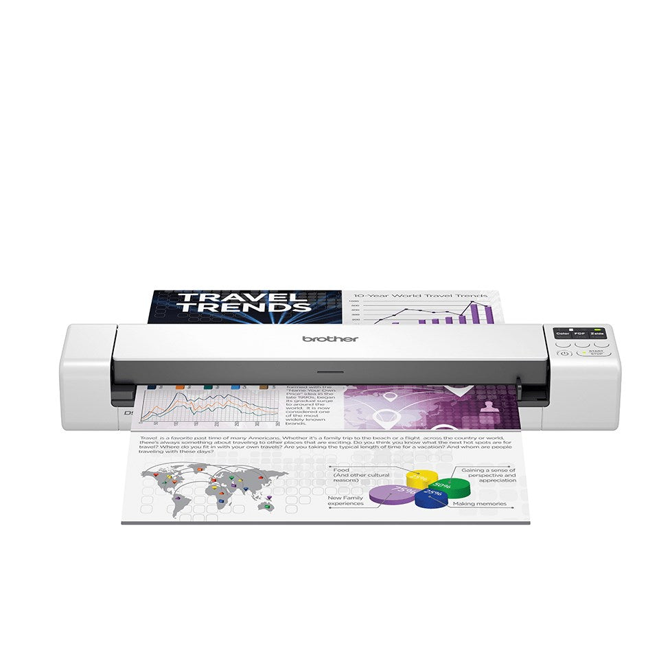 Brother DSmobile DS-940DW - Sheet Scanner - Duplex - 600 dpi - USB 3.0, Wi-Fi - Portable