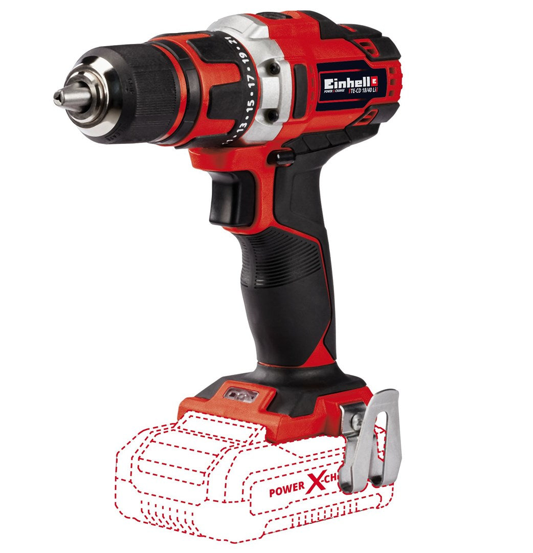 Einhell Cordless Drill TE-CD 18/40 Li-Solo - 4513925 (4513925)