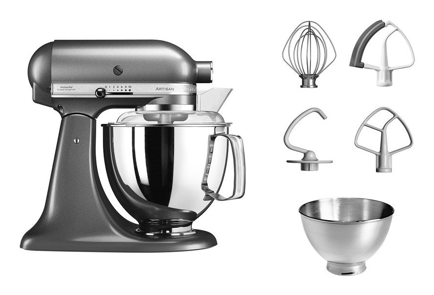 KitchenAid 5KSM175PSEMS  Artisan food processor 300 W 4.8 L Silver