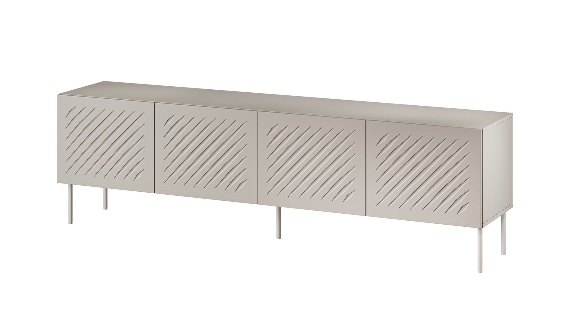 RTV Cabinet SIENA 200x40x60 Cashmere Matt