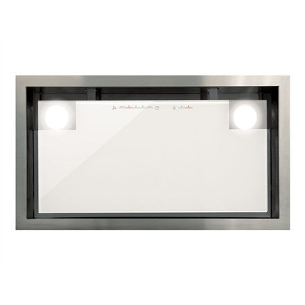 CATA Hood GC DUAL A 45 XGWH Canopy  Energy efficiency class A  Width 45 cm  820 m3/h  Touch control  LED  White glass
