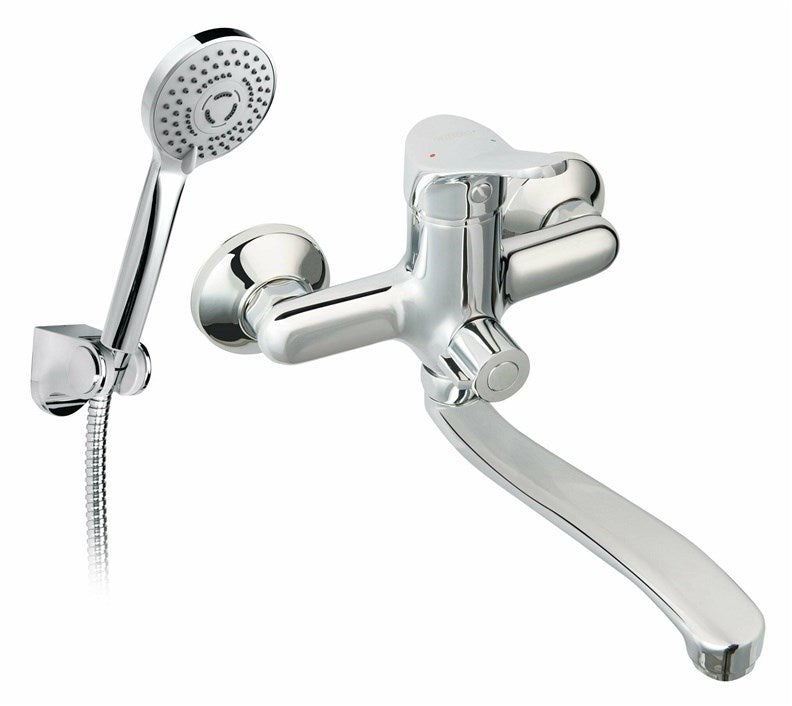 Ferro Short Bath Mixer Tap BPT55A - Compact Design - 33300 g - Suitable for Various Bathrooms