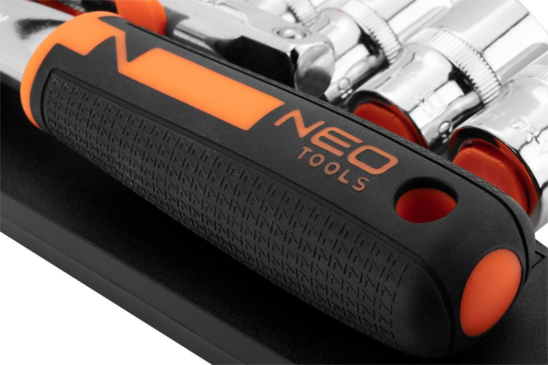 NEO TOOLS Socket Set, 1/2", 1637 g, TOP-10-030